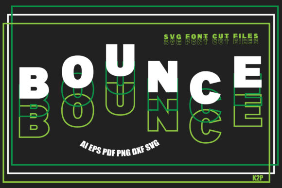 Bounce SVG Cut Fils for Crafts and Graphics