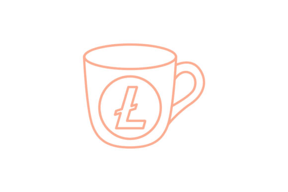 Cryptocurrency Unique Cup Icon Flat Line Graphics Freebies