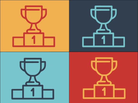 Gold Cup Podium Graphics & Logos