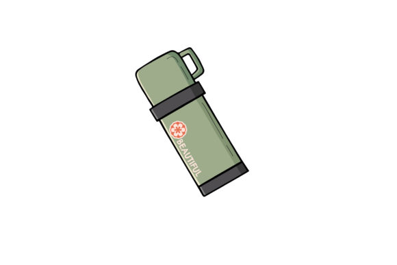 Green Tumbler Butterfly Vector Graphics