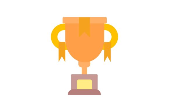 School Cup Flat Design Graphics & Icons