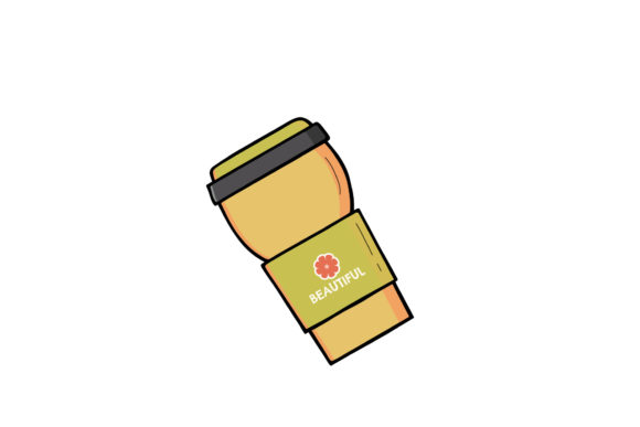 Tumbler Yellow Vector: Graphics and Icons for Creative Projects