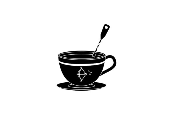 Valentine Chocolate Cup Solid Icon Graphics